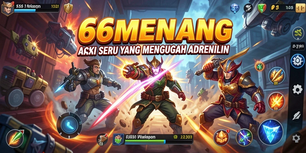 Tangkapan layar menampilkan karakter utama dalam aksi pertempuran dramatis.