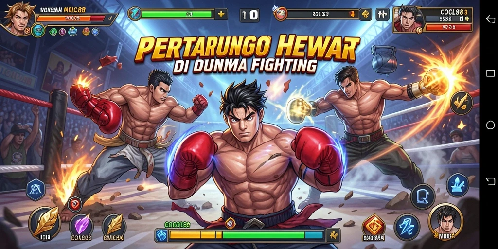 Tampilan gameplay COCOL88 yang mendebarkan saat pertarungan berlangsung.