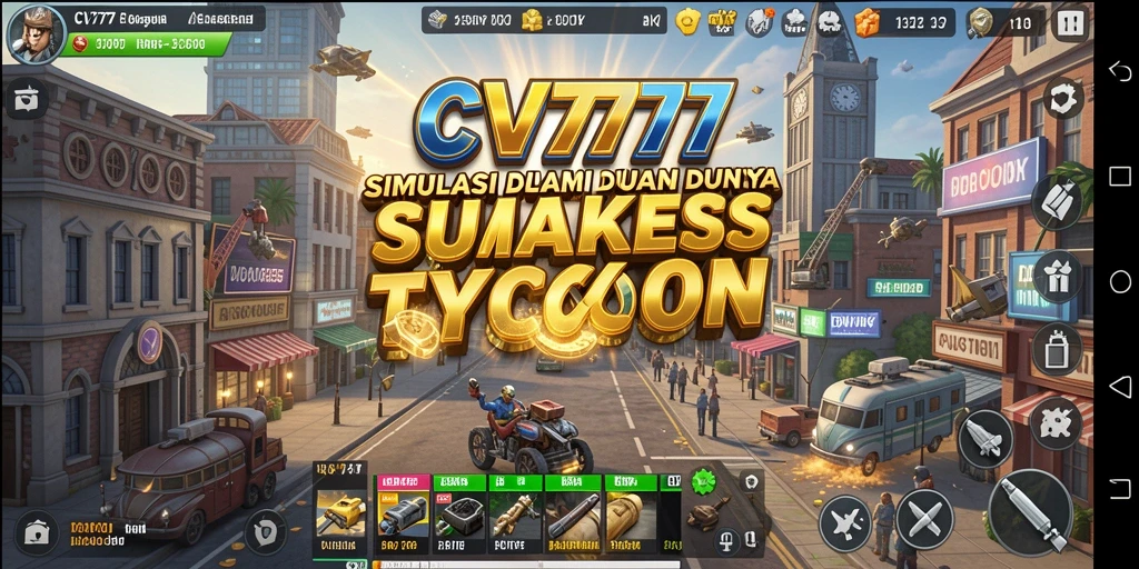 Screenshot utama CV777 menampilkan gameplay Tycoon yang seru dan interaktif.