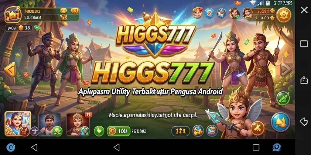 Screenshot utama HIGGS777 menampilkan antarmuka aplikasi Utility yang intuitif.