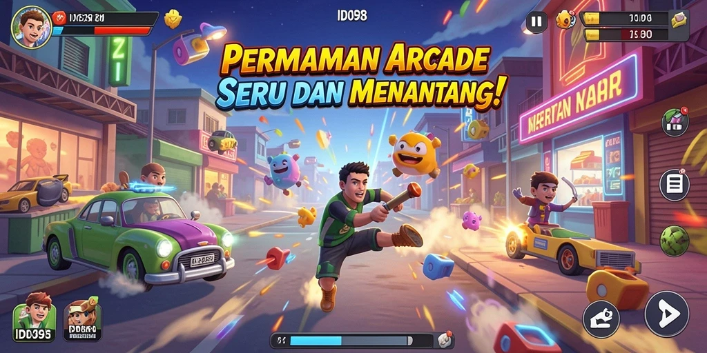Tampilan gameplay seru dan menantang dari ID098.