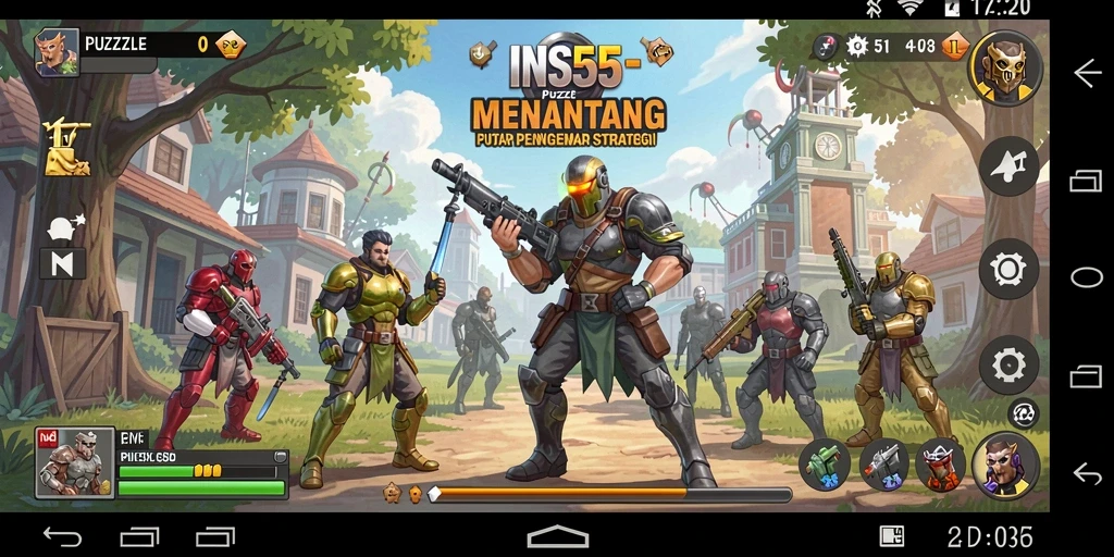 Tampilan gameplay <strong>INS55</strong> yang menantang dan penuh warna.