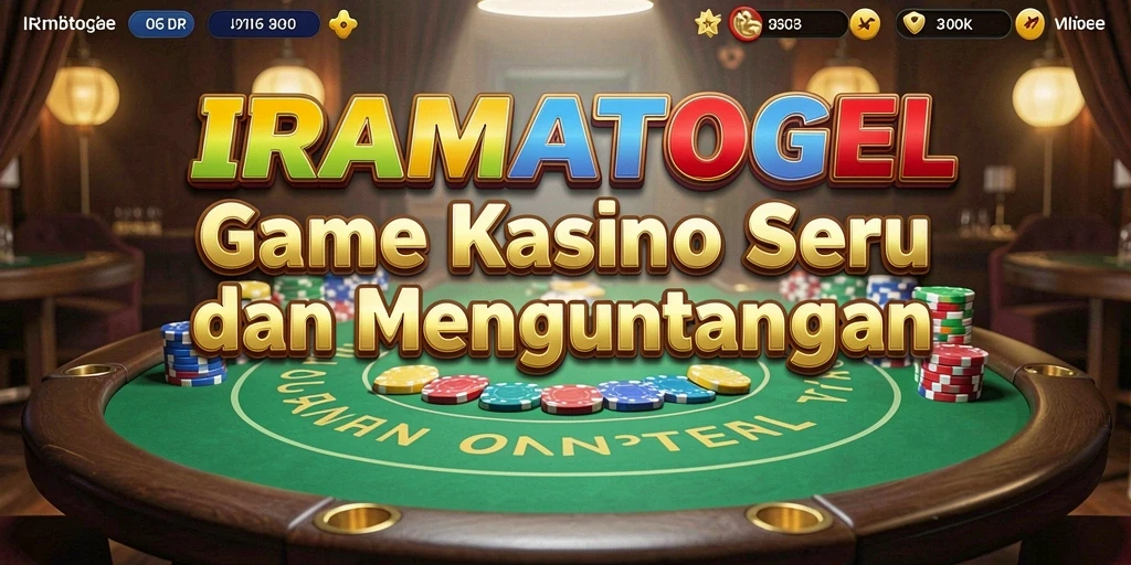 Tampilan aksi seru dalam permainan Kasino di IRAMATOGEL.