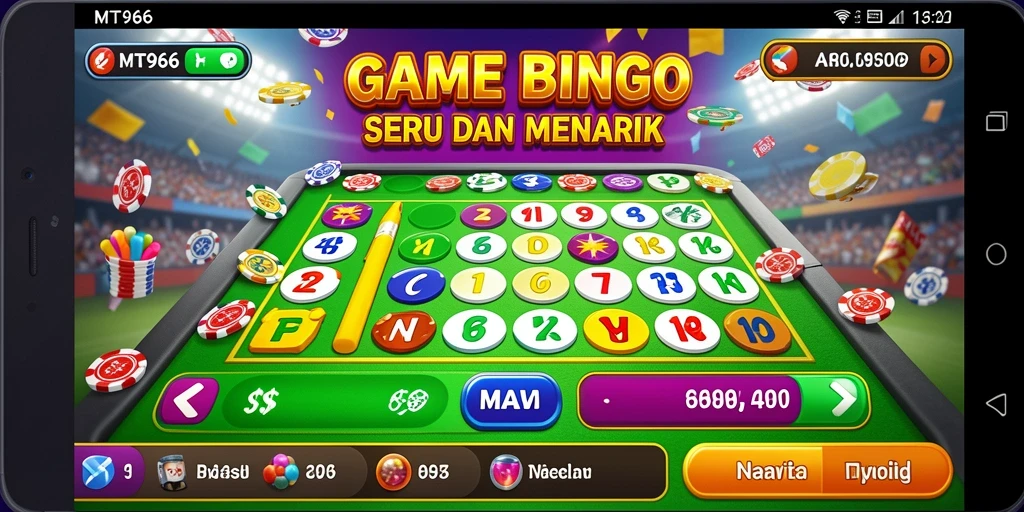 Screenshot gameplay MT966 menunjukkan keseruan bermain Bingo.