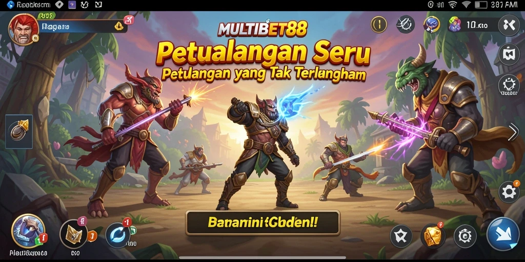 Gameplay seru MULTIBET88 saat menjelajahi dunia petualangan.