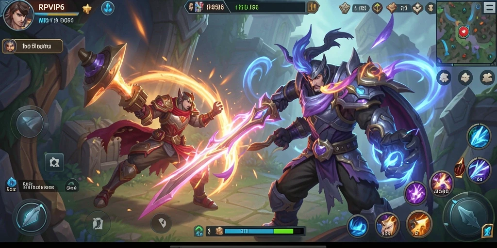 Tampilan gameplay RPVIP6 yang memukau dan penuh aksi.