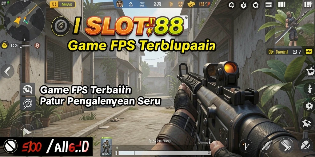 Tangkapan layar gameplay SLOT88 yang menunjukkan aksi tembak-menembak sengit.