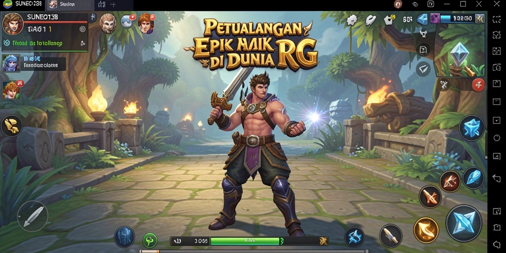Screenshot dari gameplay seru di dunia RPG SUNEO138.