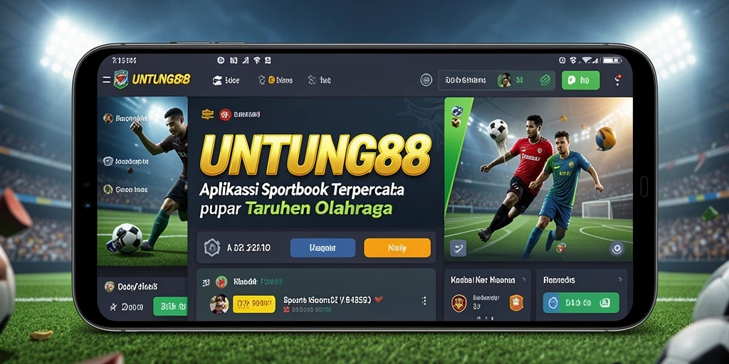 Tampilan antarmuka pengguna UNTUNG88 saat melakukan taruhan olahraga.