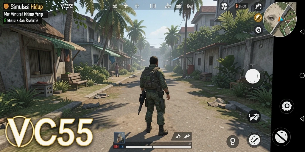 Tampilan gameplay VC55 yang menarik dan interaktif.